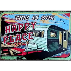 Cavetown Metalen Borden|Happy Place - metalen bord