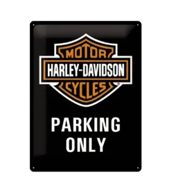 Metal Signs Metalen Borden|Harley Davidson Parking Only - metalen bord