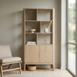 Eleonora Vakkenkasten|Boekenkasten|Harvey Boekenkast Eikenhout 90 cm