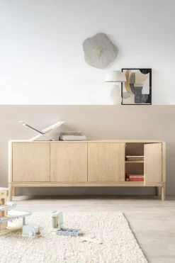 Eleonora Dressoirs|Industriele Kasten|Harvey Dressoir Eikenhout 200 cm