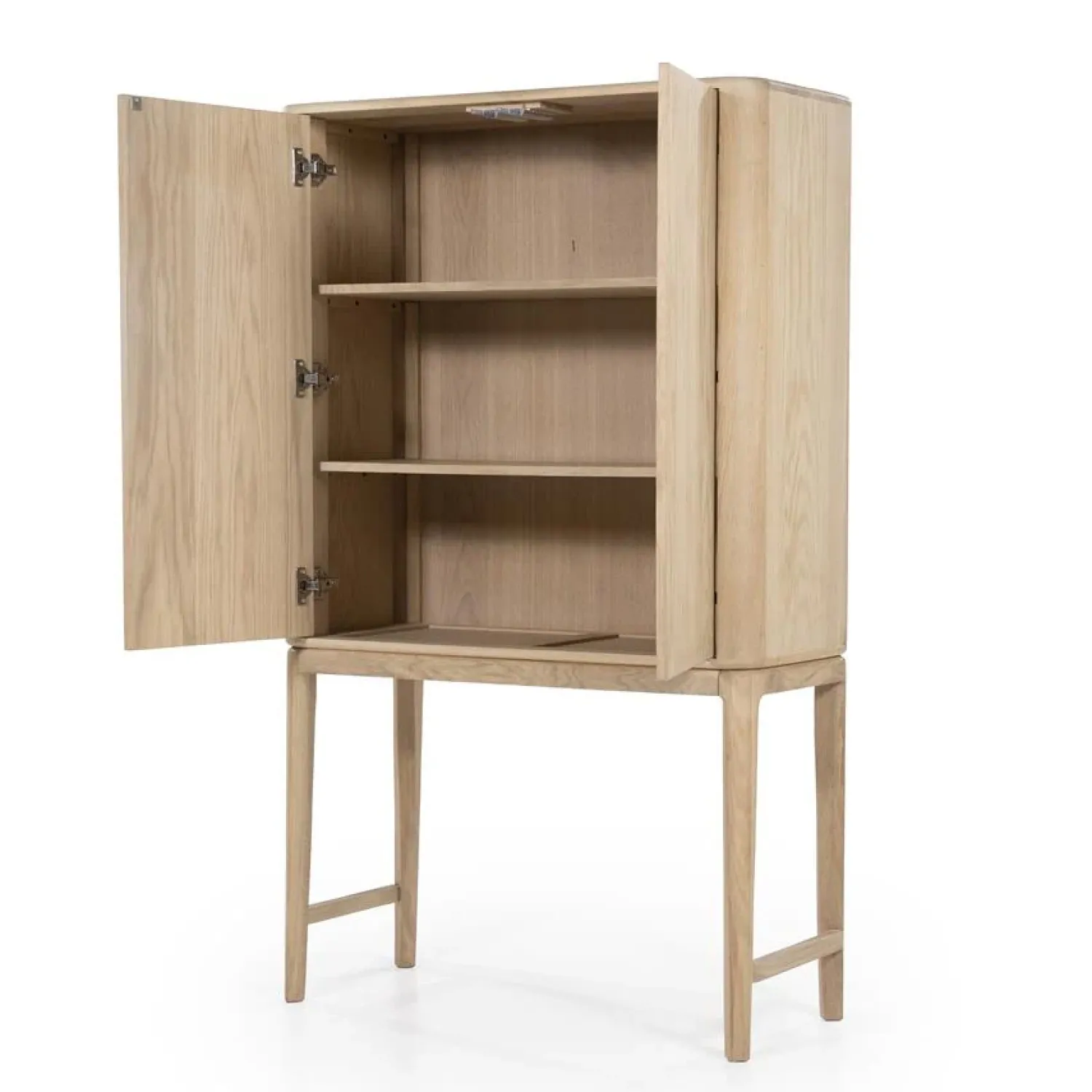 Eleonora Wandkasten|Industriele Kasten|Harvey Wandkast Eikenhout 90 cm