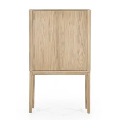 Eleonora Wandkasten|Industriele Kasten|Harvey Wandkast Eikenhout 90 cm
