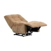 WOOOD Fauteuils|Hein Relaxfauteuil elektrisch geweven rib lichtbruin