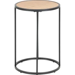Nordhavn Bijzettafels|Hektor Bijzettafel Rond Naturel 40cm
