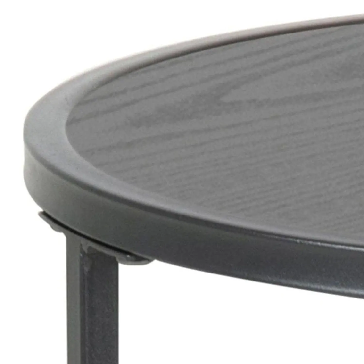 Nordhavn Bijzettafels|Hektor Bijzettafel Rond Zwart 40cm