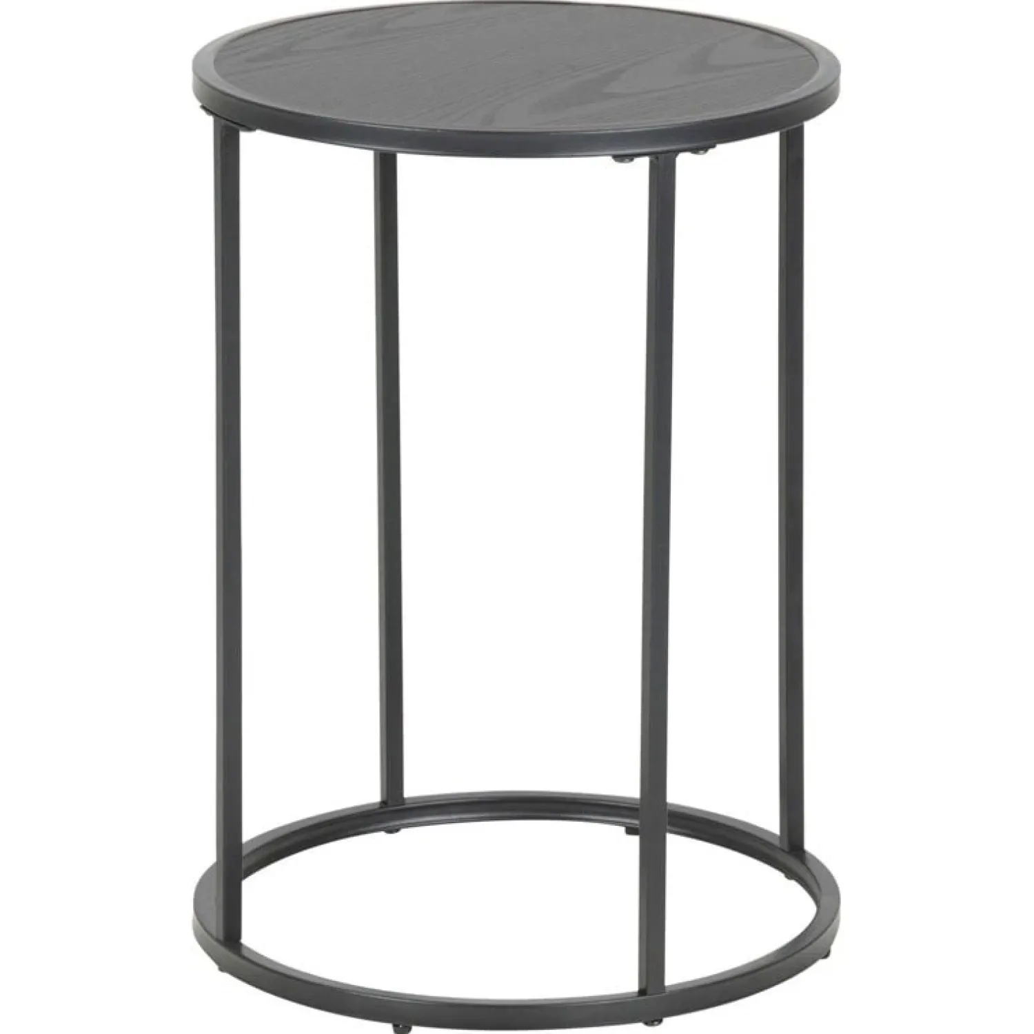 Nordhavn Bijzettafels|Hektor Bijzettafel Rond Zwart 40cm