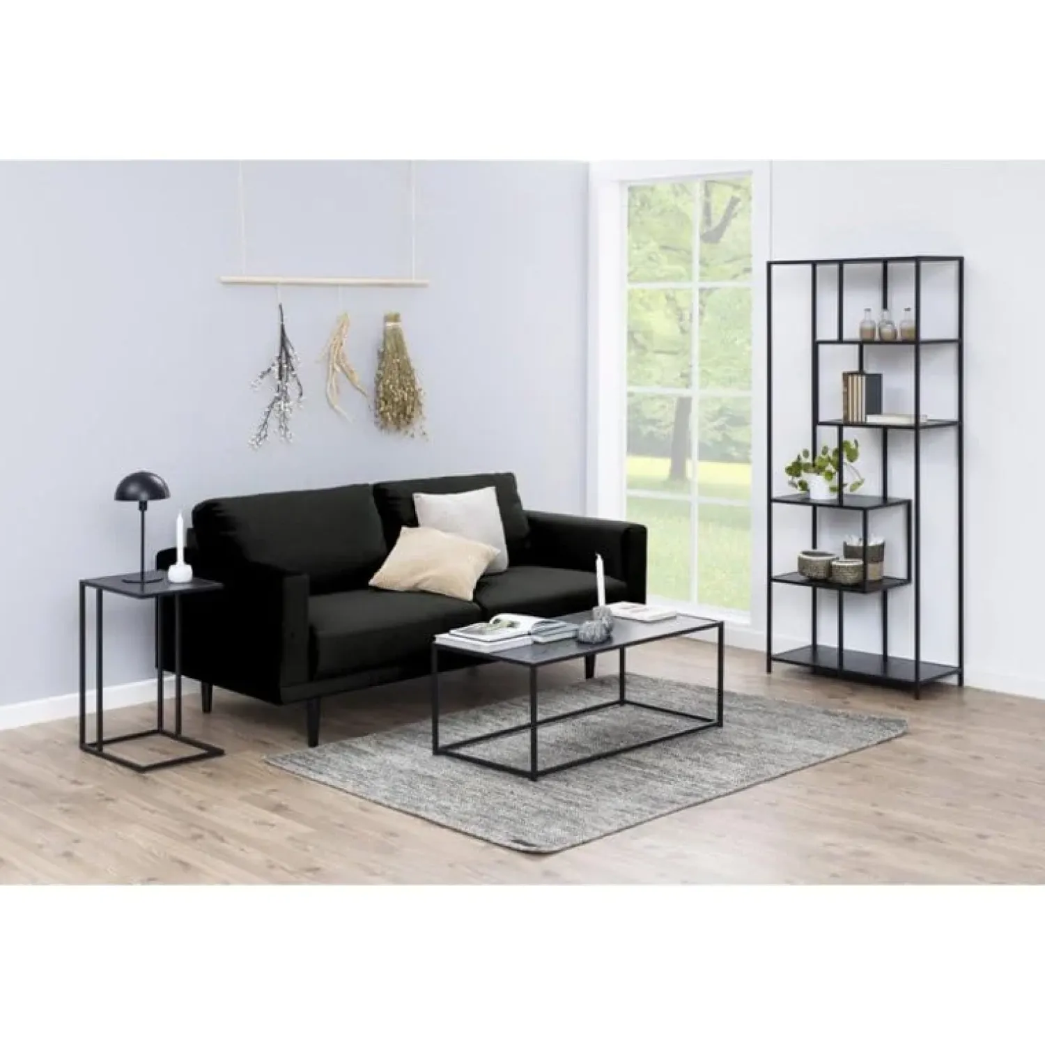 Nordhavn Bijzettafels|Hektor Bijzettafel Zwart 43cm