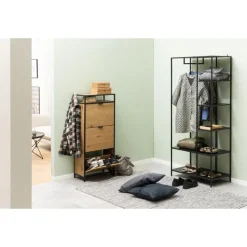 Nordhavn Schoenenkasten|Schoenenkasten|Hektor Schoenenkast 3 lade Naturel 56cm