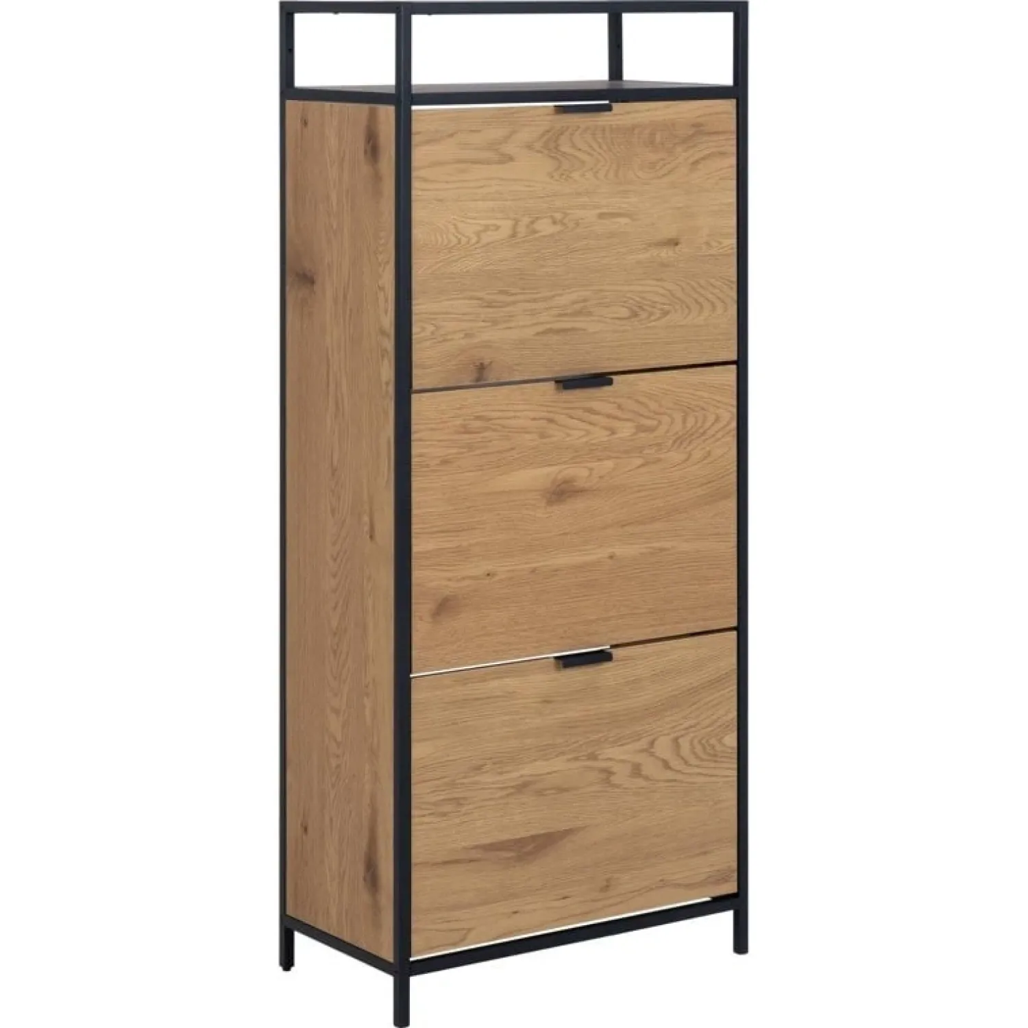 Nordhavn Schoenenkasten|Schoenenkasten|Hektor Schoenenkast 3 lade Naturel 56cm