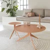 Redin Design Salontafels|Helgen Salontafel rond Terracotta 78cm