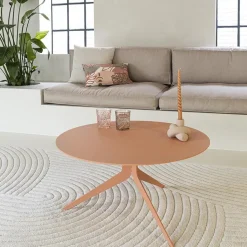 Redin Design Salontafels|Helgen Salontafel rond Terracotta 78cm