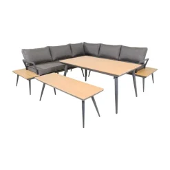 Lesli Living Loungeset|Hoekbank dining Arezzo