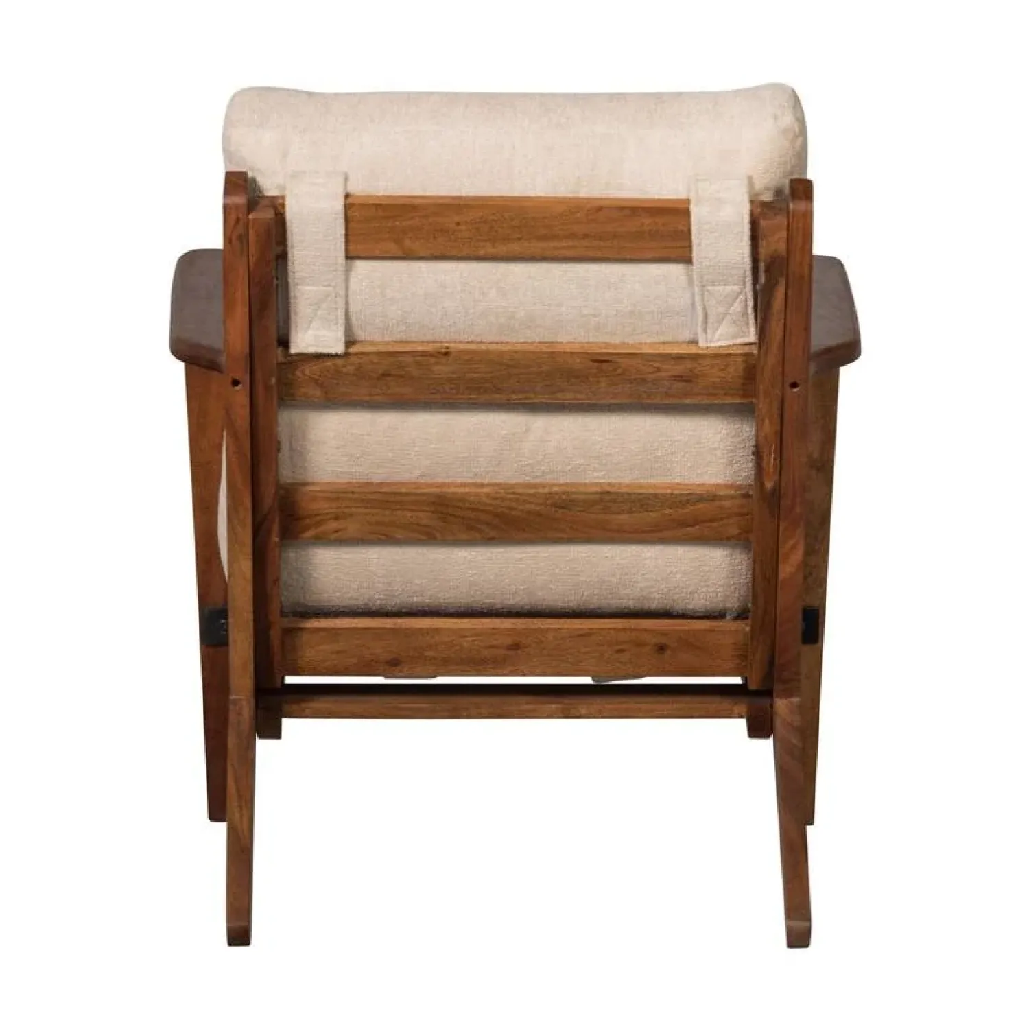 WOOOD Fauteuils|Houston Fauteuil bouclé/hout naturel