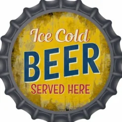 Metal Signs Metalen Borden|Ice Cold Beer - metalen bord
