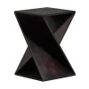 WOOOD Bijzettafels|Ikem Bijzettafel acaciahout donkerbruin 41cm