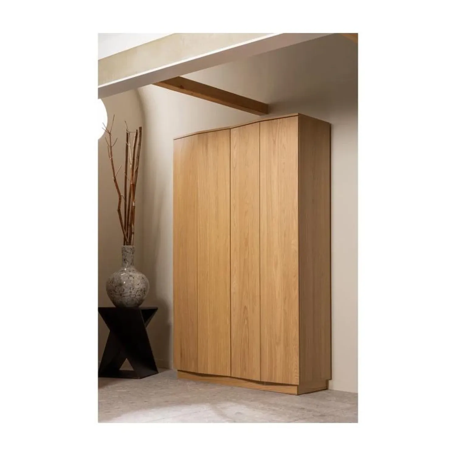 WOOOD Bijzettafels|Ikem Bijzettafel acaciahout donkerbruin 41cm
