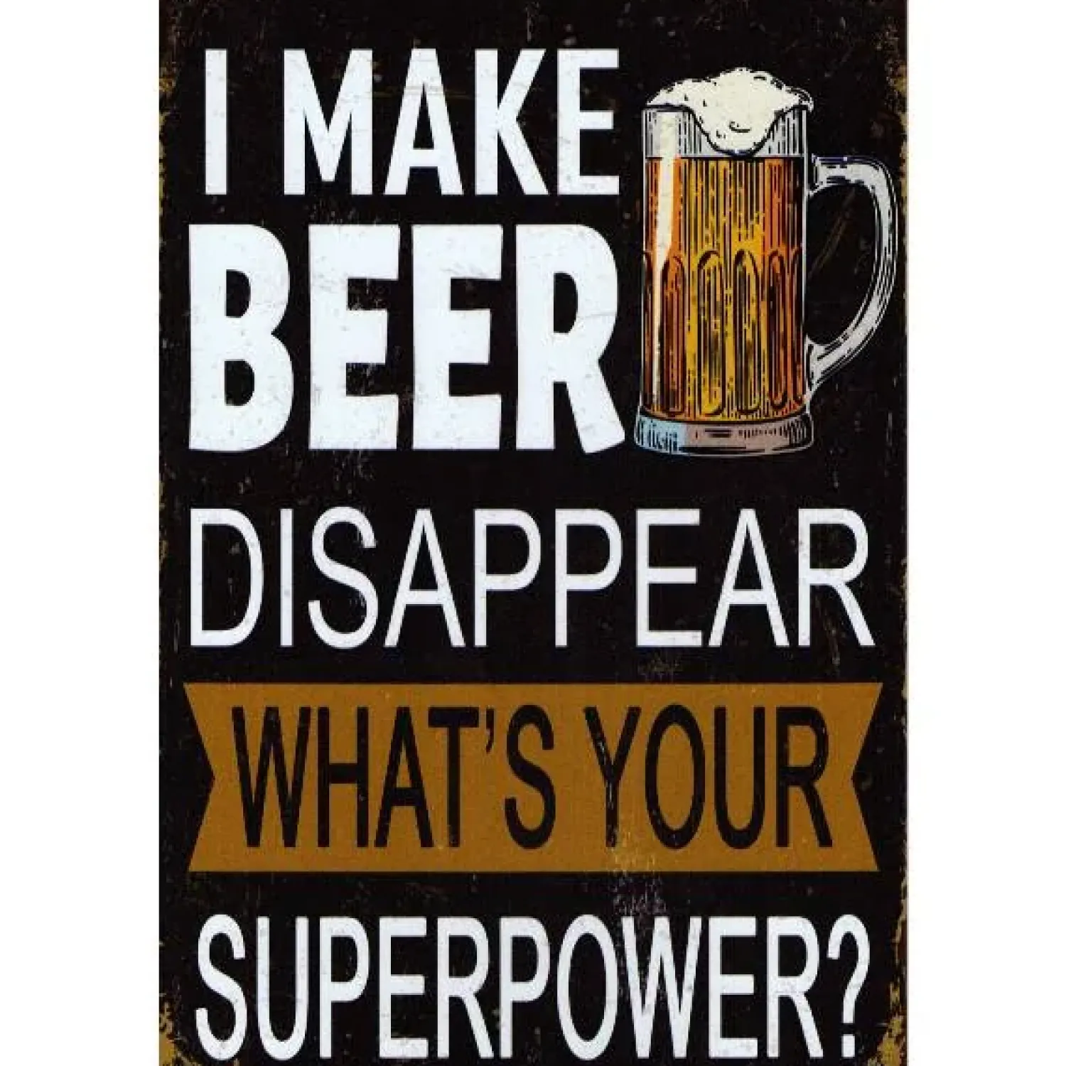 Cavetown Metalen Borden|I make beer disappear - metalen bord