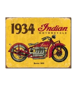 Metal Signs Metalen Borden|Indian 1934 - metalen bord