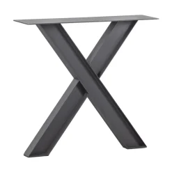 WOOOD Onderstellen|Industrial X-vorm poot metaal zwart