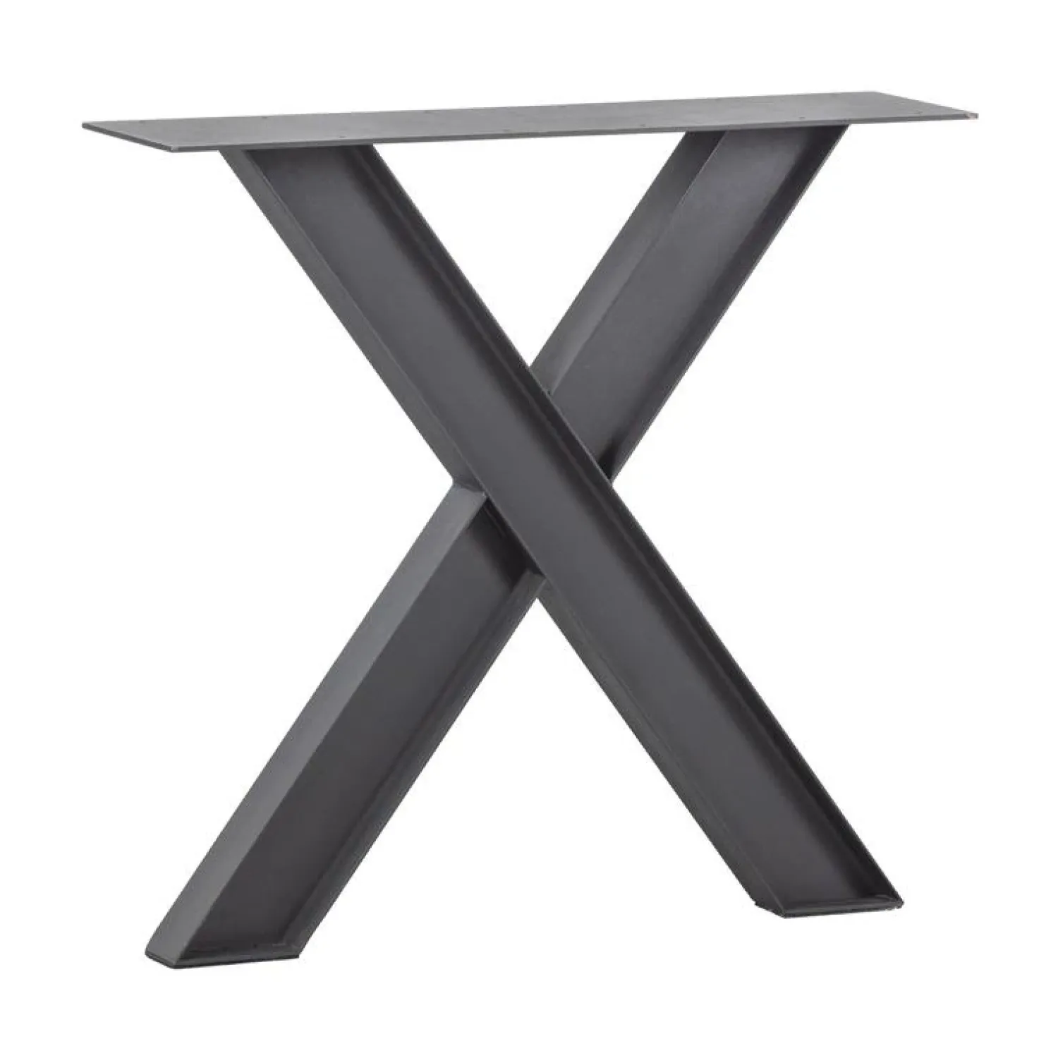 WOOOD Onderstellen|Industrial X-vorm poot metaal zwart