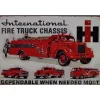 Cavetown Metalen Borden|International Fire Truck - metalen bord