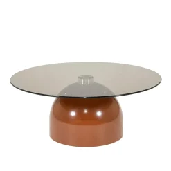By Boo Salontafels|Irona Salontafel rond Large Karamel 80cm