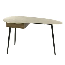 Kalfort Kapstokken|Isabella Kaptafel 1 lade travertin 127cm