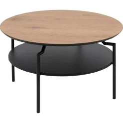 Nordhavn Salontafels|Isandro Salontafel Rond Naturel 80cm