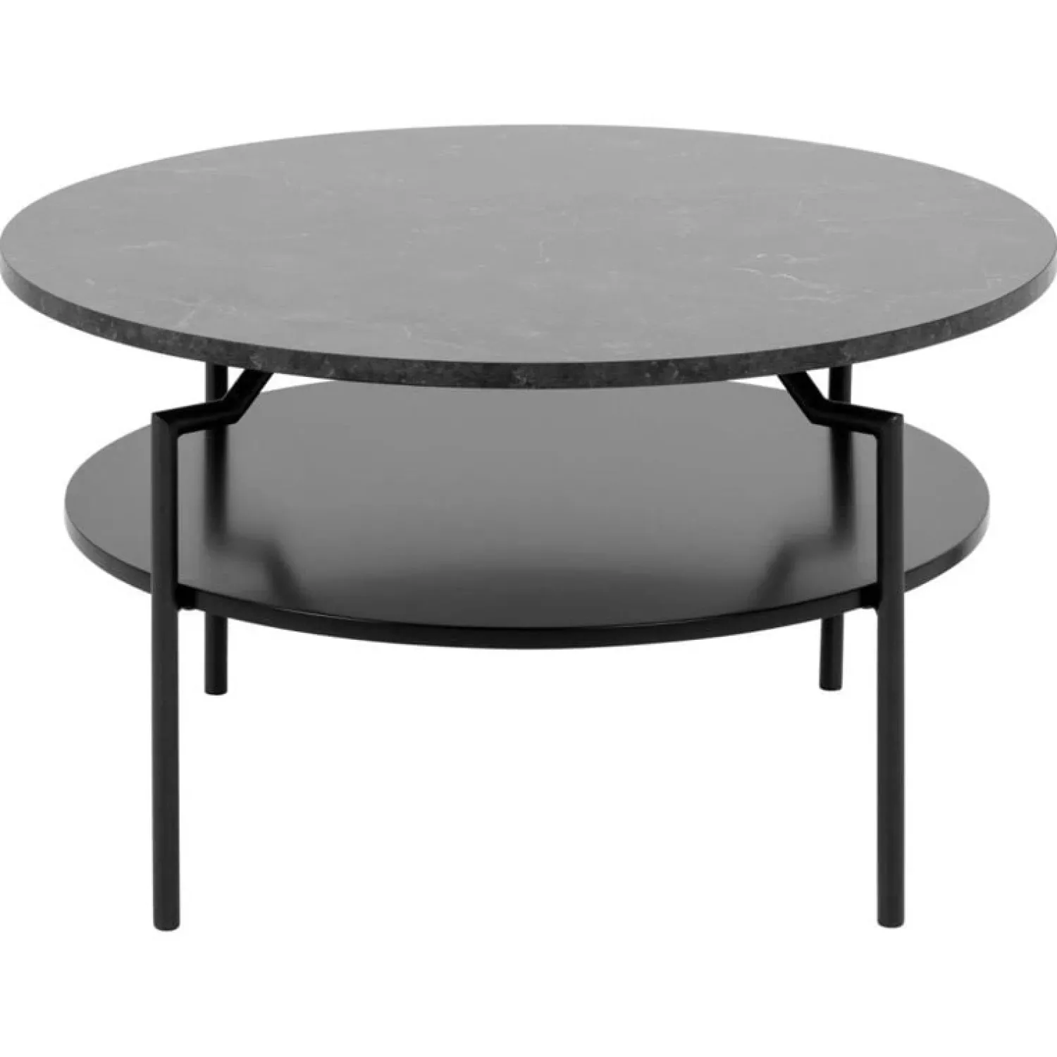 Nordhavn Salontafels|Isandro Salontafel Rond Zwart 80cm