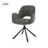 Tower living Eetkamerstoelen|Isola Eetkamerstoel Antraciet stof
