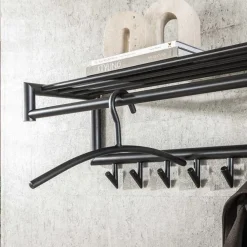 Kalfort Kledinghangers|Jacob Kledinghangers gun metal set van 6