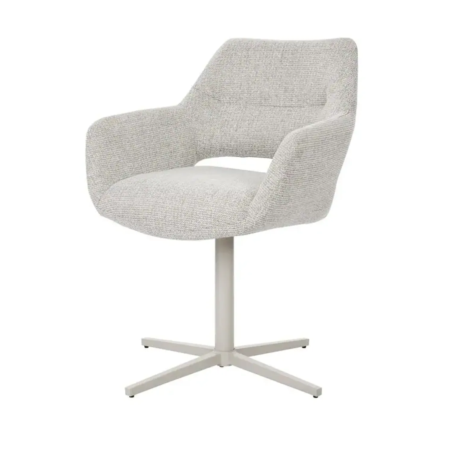 Furndea Eetkamerstoelen|Jaden Eetkamerstoel Beige met zandpoot