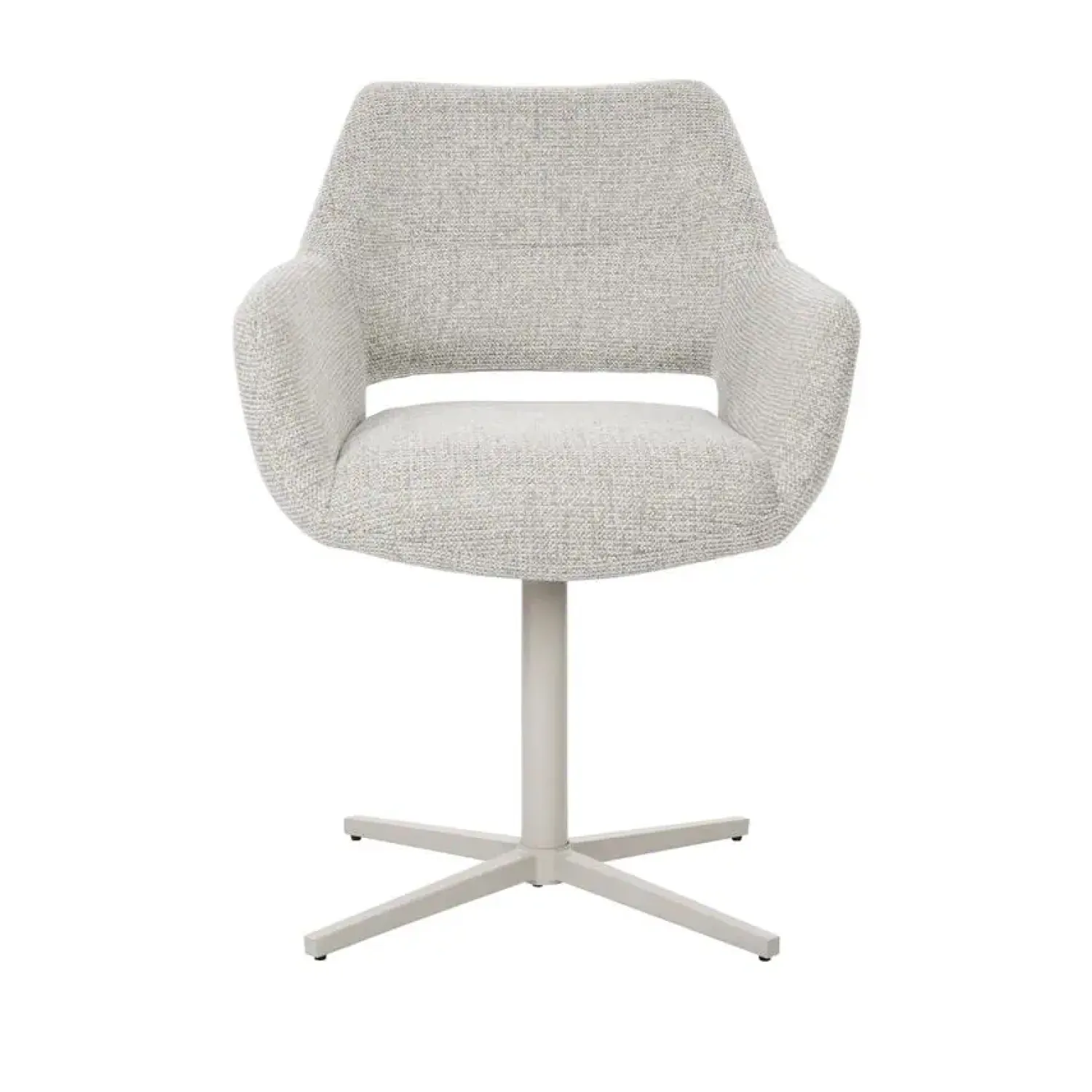 Furndea Eetkamerstoelen|Jaden Eetkamerstoel Beige met zandpoot