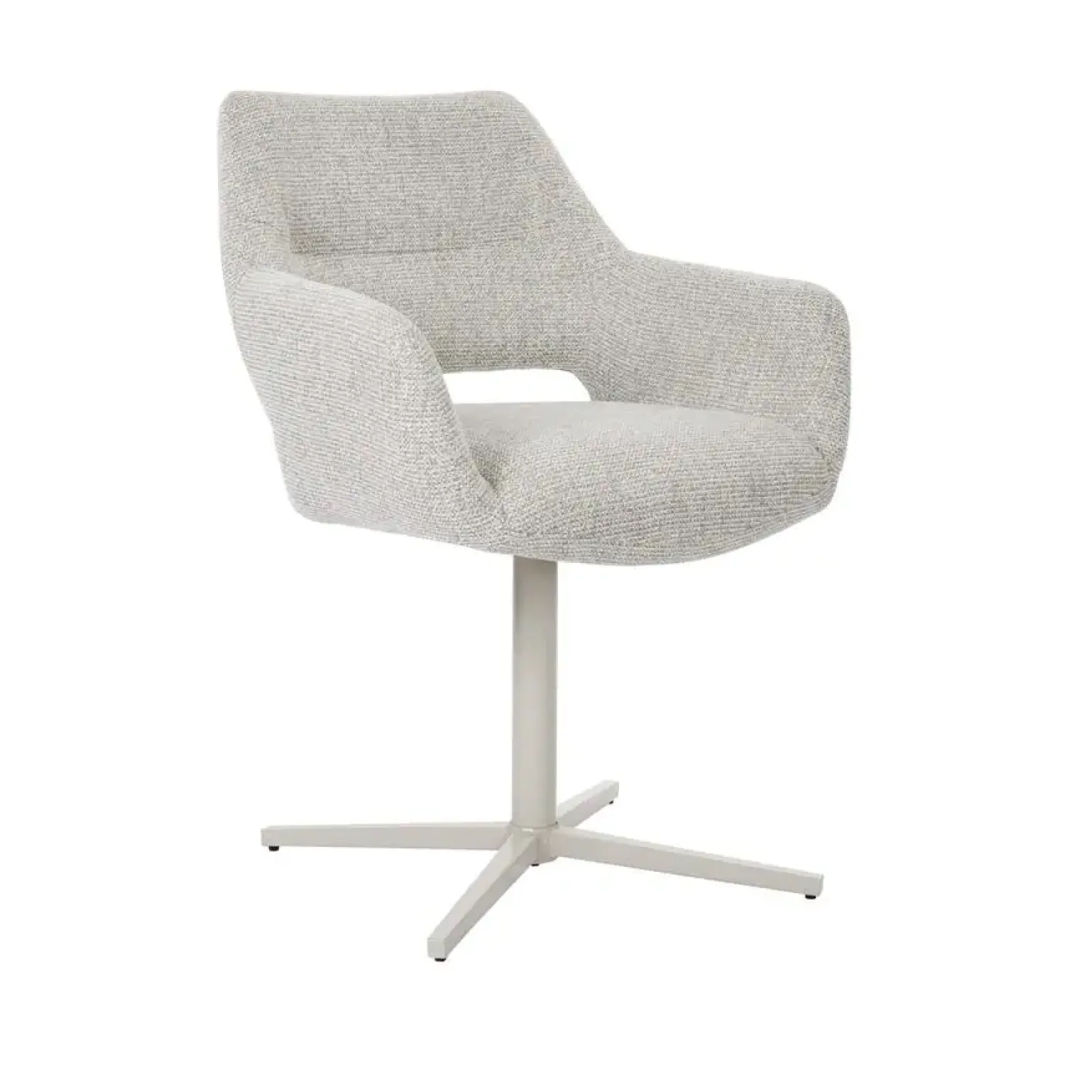 Furndea Eetkamerstoelen|Jaden Eetkamerstoel Beige met zandpoot