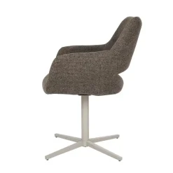 Furndea Eetkamerstoelen|Jaden Eetkamerstoel Bruin met zandpoot