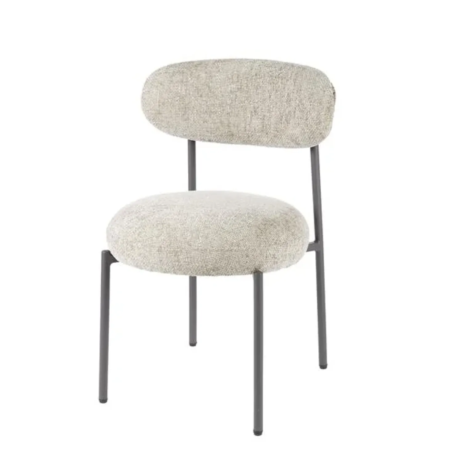 Kalfort Eetkamerstoelen|Jaimy Eetkamerstoel Stof kleur Zand