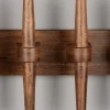 Dutchbone Kapstokken|Jakub Wandkapstok Walnoot 52cm