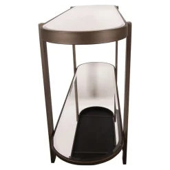 PTMD Sidetables|Jamal Sidetable Metaal Glas 160cm