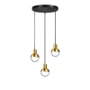 Trading Lighting Hanglampen|James 3-lichts hanglamp goud