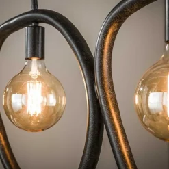 Kalfort Hanglampen|Jane 4-lichts Hanglamp Artic zwart