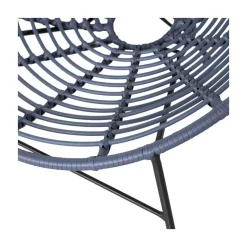 WOOOD Tuinstoelen|Jane Loungestoel tuin inkt