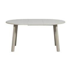 WOOOD Eettafels|Janne Uitschuifbare eettafel rond eiken dakargrau 120/160/200cm