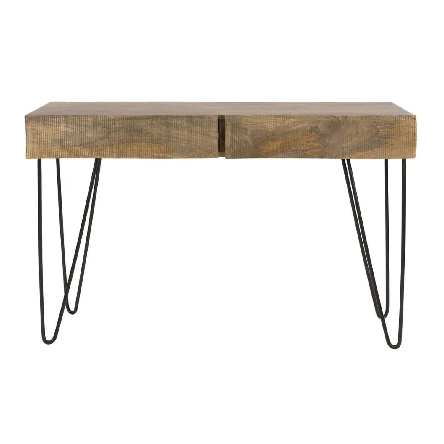 Kalfort Sidetables|Jasmina Sidetable 2 lades Mangohout 120cm