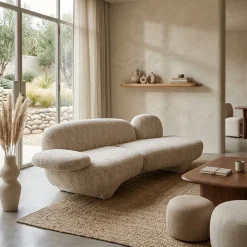 Eleonora 3 Zitsbanken|Jayden Bank Beige stof