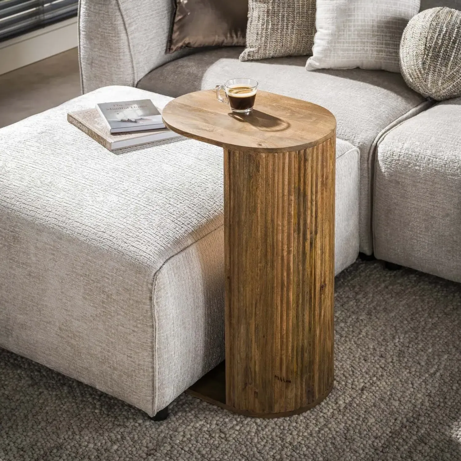 Kalfort Bijzettafels|Jean Bijzettafel Mangohout 35cm