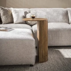 Kalfort Bijzettafels|Jean Bijzettafel Mangohout 35cm