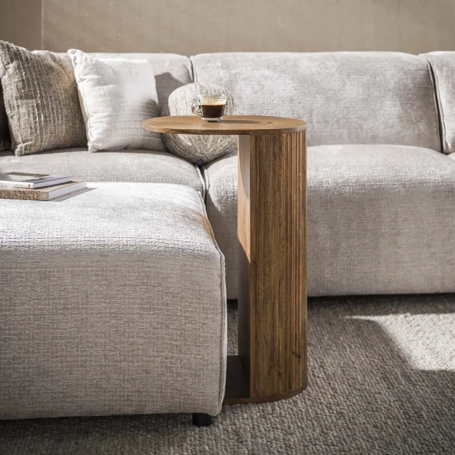 Kalfort Bijzettafels|Jean Bijzettafel Mangohout 35cm