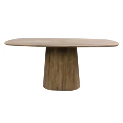 Kalfort Eettafels|Jean Eettafel Deens ovaal Mangohout 180cm