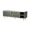 LykkeHome Industriele Kasten|Tv Meubels|Jeep Tv meubel Groen 160cm