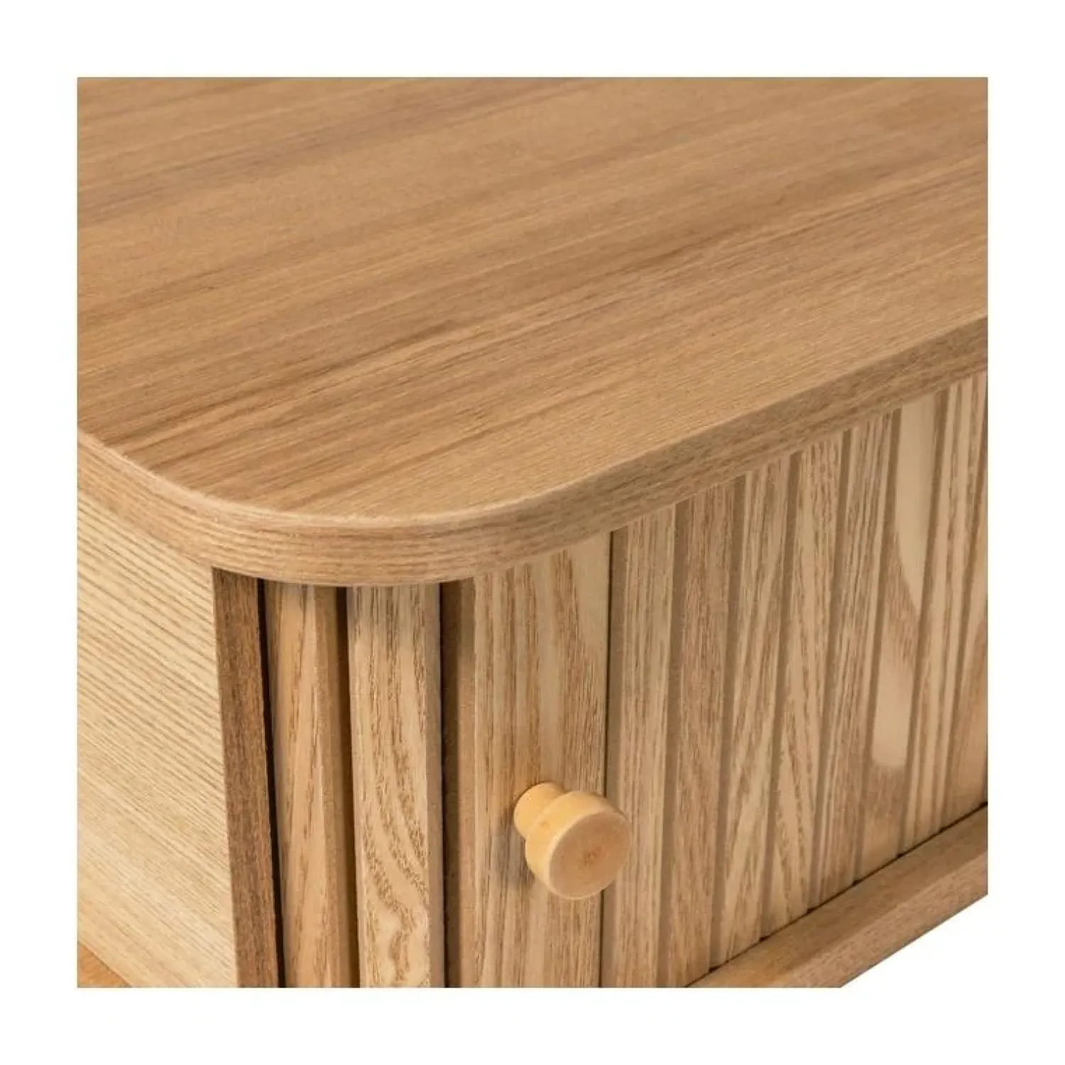 WOOOD Nachtkastjes|Industriele Kasten|Jena Hangend nachtkastje links/rechts MDF/grenen naturel 40cm